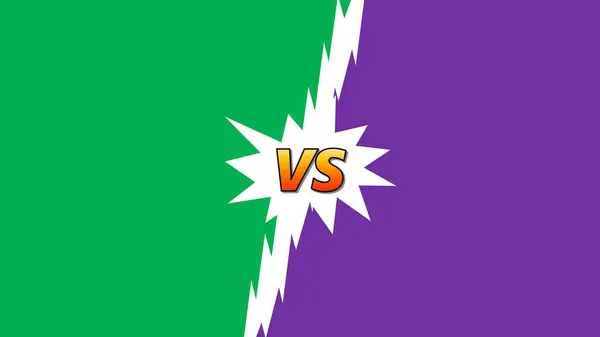 Dövüş, savaş ekranı rekabetine karşı arka plan çizgi film stili, yıldırımlı arka plan