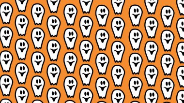 Cadılar Bayramı arka plan çizimi hayalet 