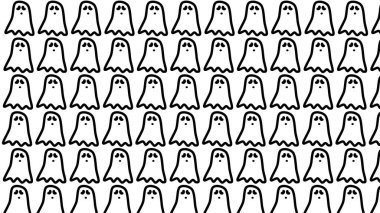 Cadılar Bayramı arka plan çizimi hayalet 