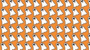 Cadılar Bayramı arka plan çizimi hayalet 