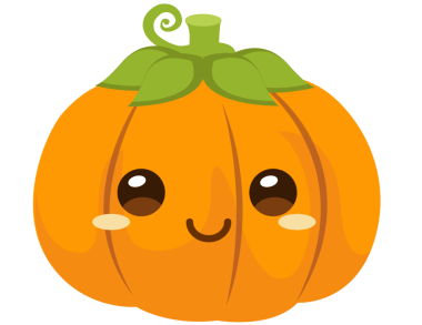 Büyük gülüşlü balkabağı, vektör çizimi