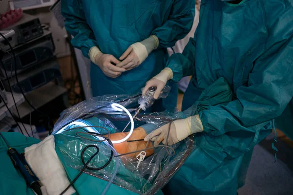 Команда Хірургів Працюють Лікарні Концепція Охорони — стокове фото