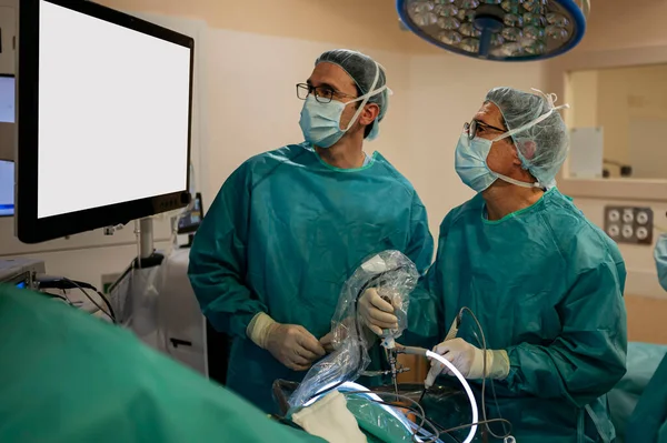 Team Surgeons Operating Hospital Healthcare Concept —  Fotos de Stock