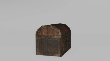 farklı arka planda 4k resmi olan hazine kutusu.