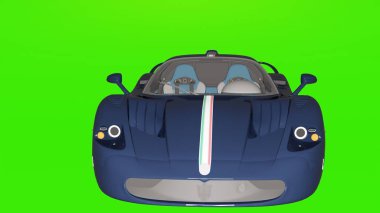 Farklı arka planda 4K fotoğraflı spor araba..