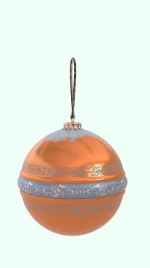 Beyaz arkaplanlı oda dekorasyonu için süsler