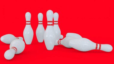 Kırmızı arkaplanlı Skittles