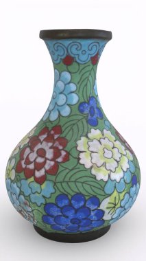 beyaz arkaplanı olan vazo