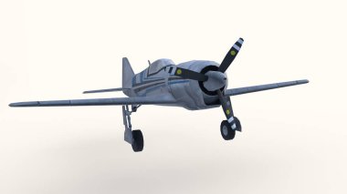 Beyaz arkaplanı olan uçak oyuncağı