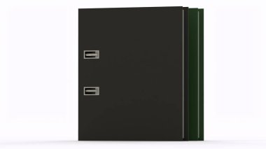 Beyaz arkaplan içeren dosya dizinleri