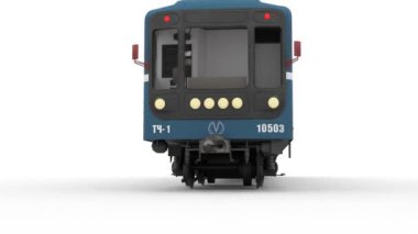 Metro motoru model 4k video