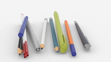 kalem ve kalem veya makas