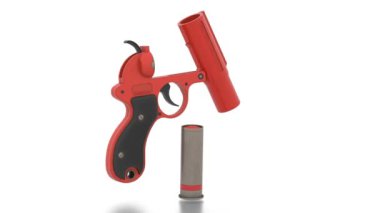 İşaret fişeği beyaz arkaplanda yükleniyor