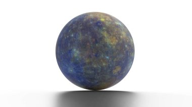 Merkür gezegeni renklendirilmiş