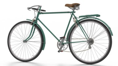 beyaz arkaplanda bisiklet