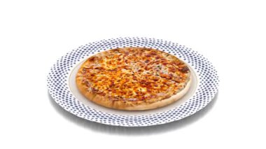 Ekstra kızarmış pizza.