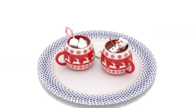 Çikolataya batırılmış kardan adam.