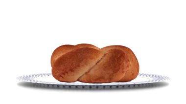 Beyaz arkaplanda Maya Örtüsü