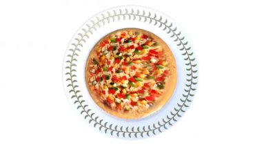 Peynirli mısır pizza animasyon videosu