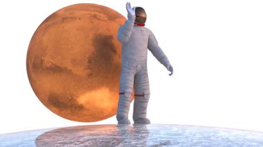 Mars 'la Ay' da Astronot