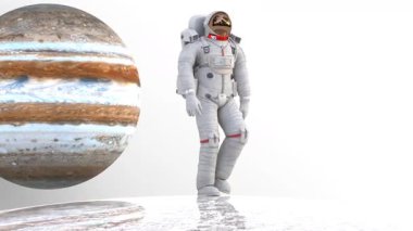 Astronot Jüpiter 'le Ay' da yürüyor