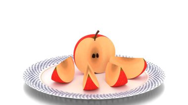 Tabakta elma kesiği