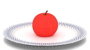 Tabakta elma kesiği