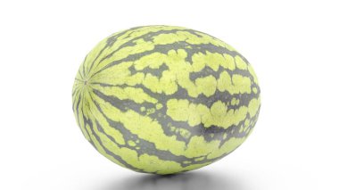 Beyaz arkaplanda karpuz