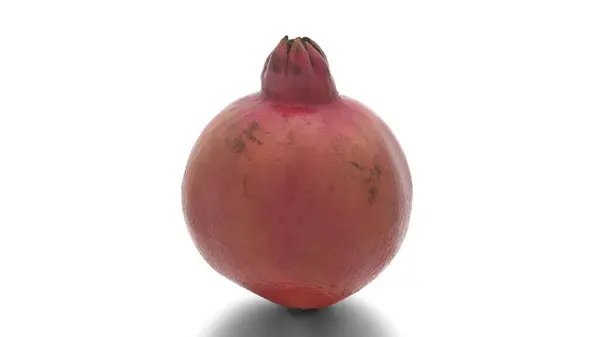 Beyaz arkaplanda nar