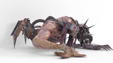  4k çözünürlüklü 3d ve bilgisayar canlandırma videosu.