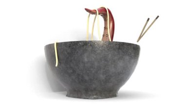 Ramen kasesi animasyon 4k