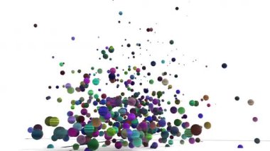 beyaz arkaplanda dış gezegen