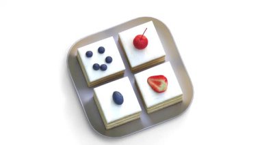 Böğürtlenli pasta.