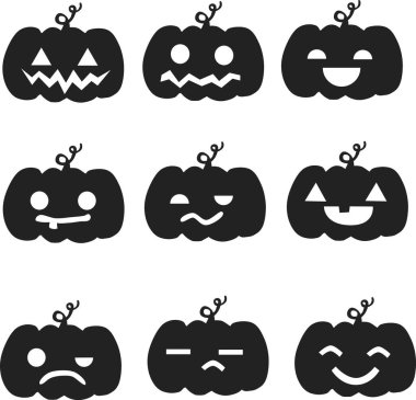 Duyguları olan 9 farklı balkabağı.