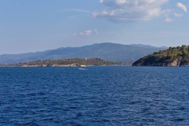 Sithonia yarımadasındaki deniz manzarası - Yunanistan