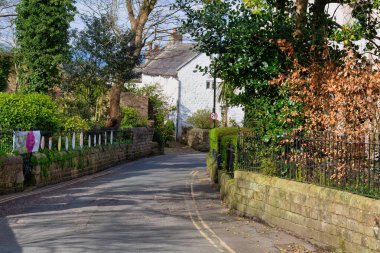 Heysham 'daki eski ev - Lancashire - Büyük Britanya