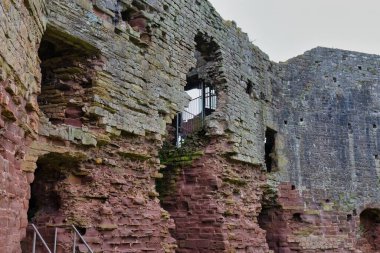 Kalenin kalıntıları - Castell Rhuddlan - Rhyl - Galler - Büyük Britanya