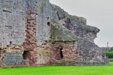 Kalenin kalıntıları - Castell Rhuddlan - Rhyl - Galler - Büyük Britanya 