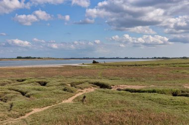 Fleetwood 'daki nehirden manzara - Lancashire - Büyük Britanya