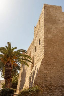 Kentte ortaçağ kulesi olan eski bir kasaba - Susa 'da Medine - Tunus