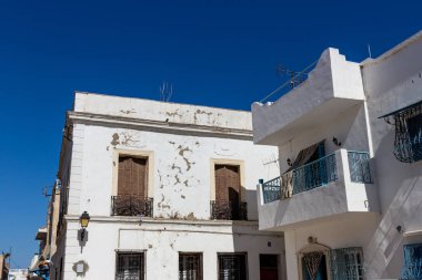 Sousse - Tunus 'taki Medine' deki eski binalar