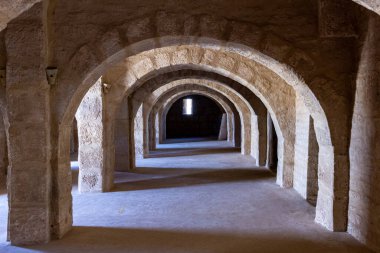 Sousse-Tunus 'taki eski Ribat' ın içi