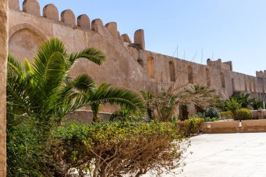Sousse - Tunus 'taki Phare de Susse' nin duvarları