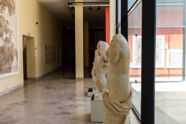 Susa-Tunus 'taki Sousse Arkeoloji Müzesi' ndeki eski Roma Sanatları Müzesi