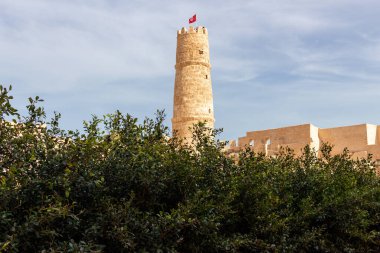Manastırdaki Ribat Kulesi - Tunus
