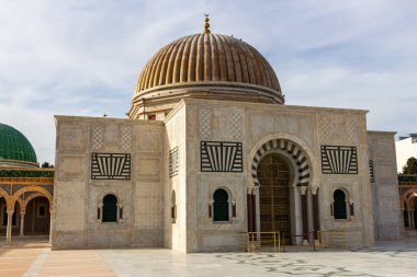 Manastır - Tunus 'taki Habib Bourguiba Arap Anıtmezarının Kubbesi