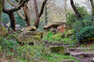Rivington 'daki tapınağın kalıntıları - Bolton - Kuzey Batı - Büyük Britanya