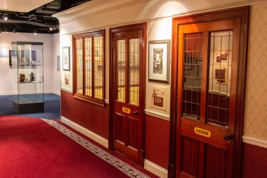 Bradford 'daki müzenin içinde - Batı Yorkshire - İngiltere