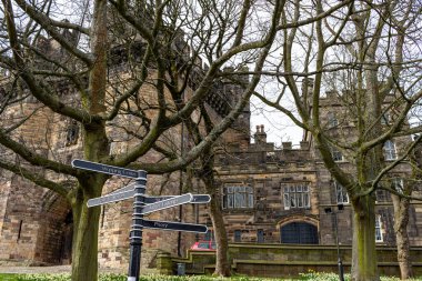 Lancaster Kalesi - Lancaster - Lancashire - Kuzey Batı İngiltere
