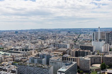 Paris 'in havadan görünüşü, Fransa. - Eyfel Kulesi 'nden manzara - Paris - Fransa - Avrupa Birliği